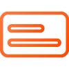 orange check icon 